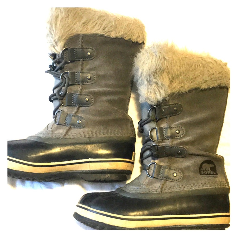 Sorel Joan of Arctic Grey Waterproof/Snow boots